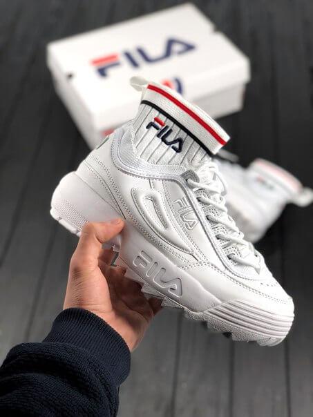 fila disruptor ii sock mesh