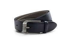 Двусторонний кожаный ремень Volkswagen Leather Reversible Belt, Black-Taupe 000084310APG