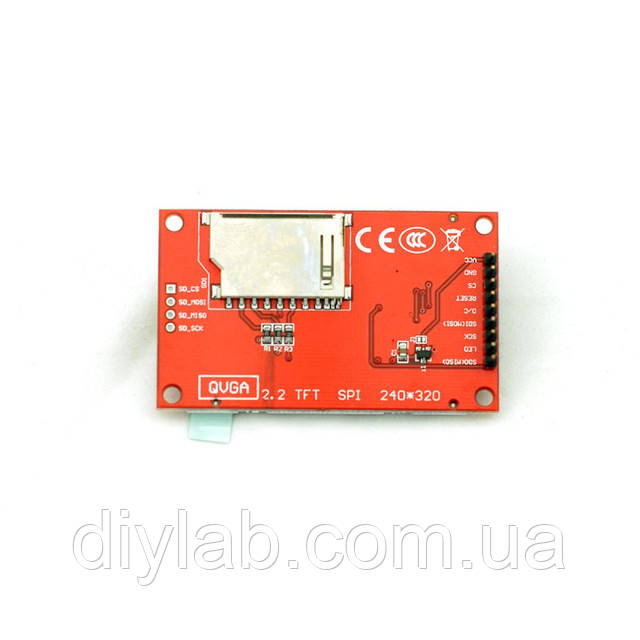 TFT LCD 2,2" SPI 240x320 QVGA ILI9341 Arduino — Купить Недорого на Bigl.ua  (60789940)