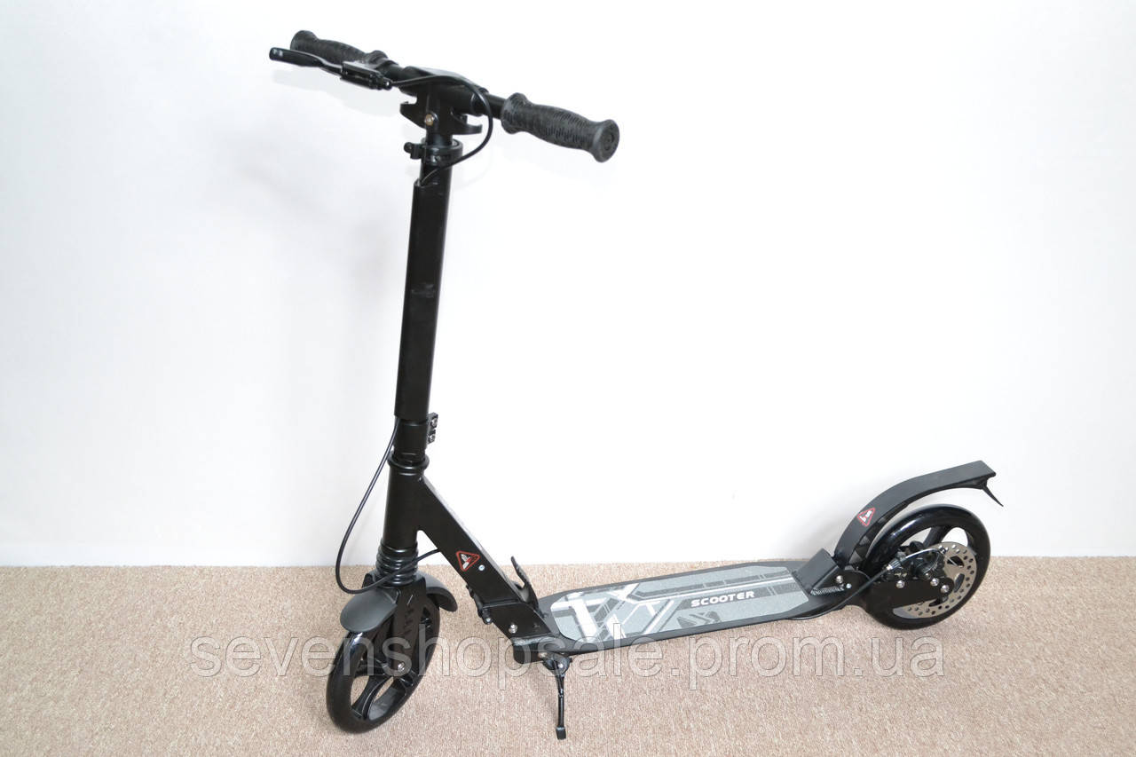 

САМОКАТ SCOOTER 004 GMC С ДИСКОВЫМИ ТОРМОЗАМИ.