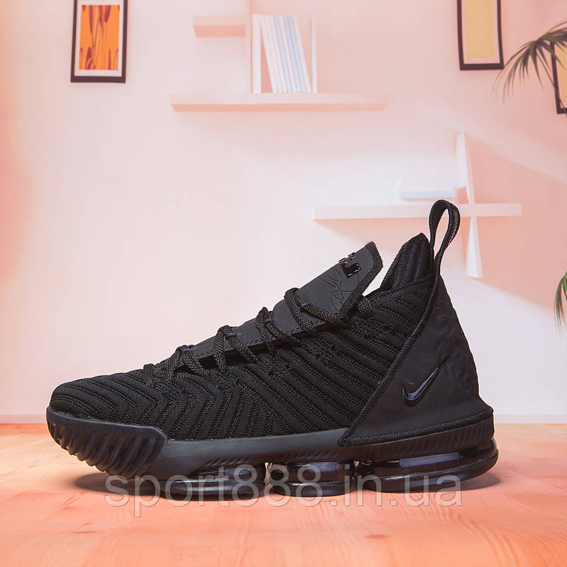 lebron xvi triple black