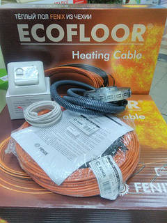5,8 м2 Fenix Ecofloor 830W кабель нагрівальний 46м тепла підлога електрична
