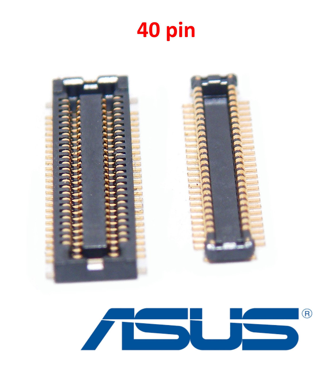 2шт - Роз'єм межплатный ASUS X555SJ, A555SJ, K555SJ - 40pin - HDD Sound Board