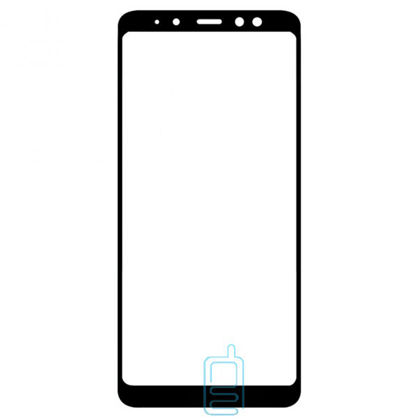 

Защитное стекло Full Screen Samsung A8 2018 A530 black тех.пакет, Черный