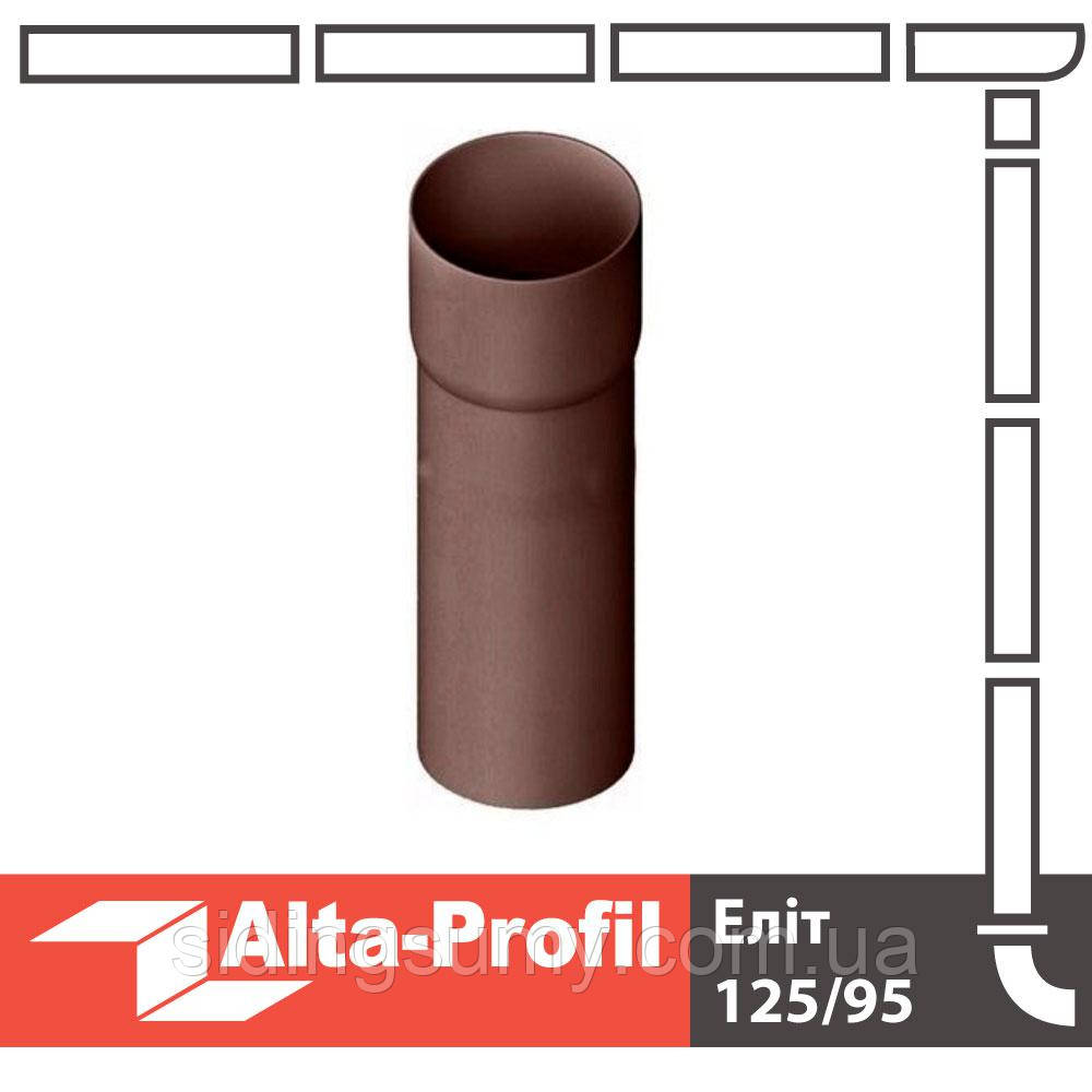 

Труба водосточная с муфтой Альта-Профиль Элит 95 мм 3 м коричневый