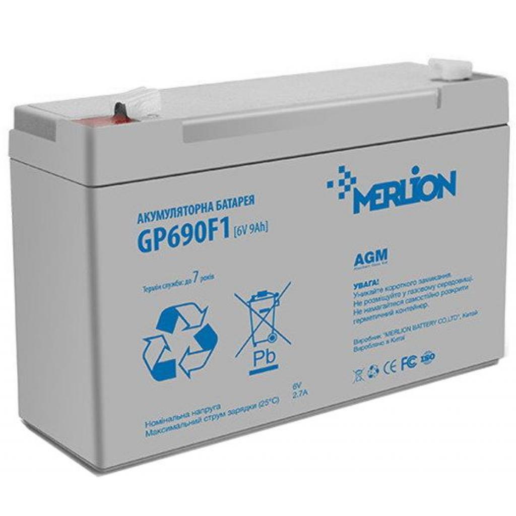 

Аккумулятор Merlion 6V 9Ah GP690F1