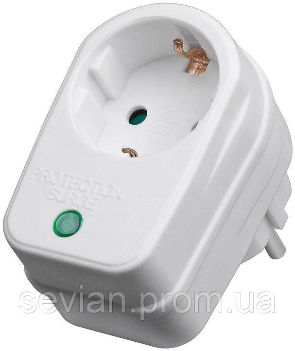 

Перехідник живлення IEC(Schuko) M/F Goobay Захист Peak Voltage 16A 3500W Белый(75.05.1270)