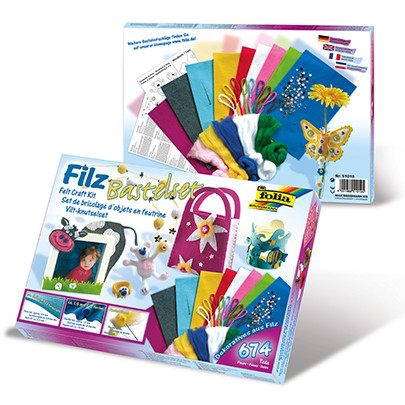 

Набор для творчества Folia Hobby Craft Felt Kit, 674 еэлемент.