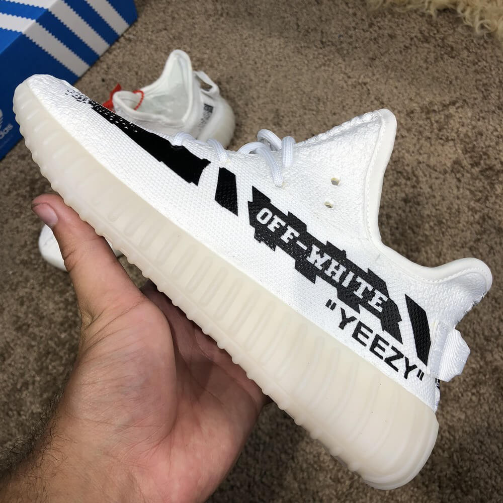 custom off white yeezy