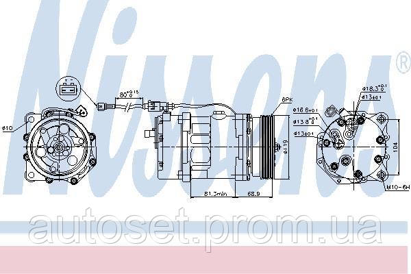 

Компрессор кондиционера на AUDI/FORD/SEAT/SKODA/VW