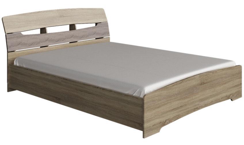 

Кровать двуспальная Марго сонома + трюфель Эверест 165х220х90 см