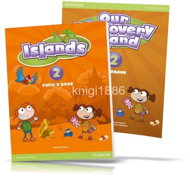 

Islands 2, Pupil's book + Activity Books + Pincode / Учебник + Тетрадь английского языка