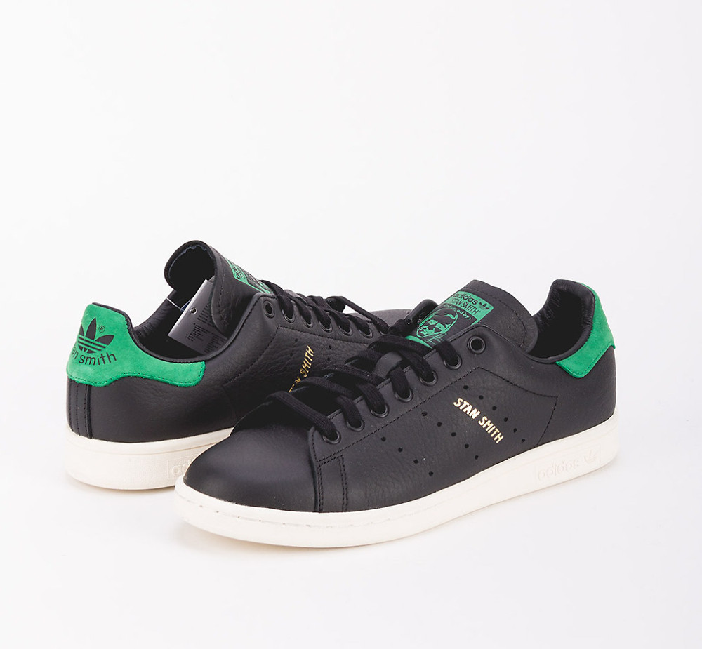 adidas stan smith black green