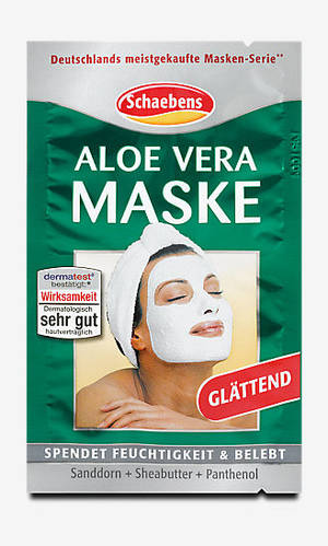 Schaebens Aloe Vera Maske - Маска для лица с Алое Вера, цена 44 грн.,  купить в Ужгороде — Prom.ua (ID#62071148)