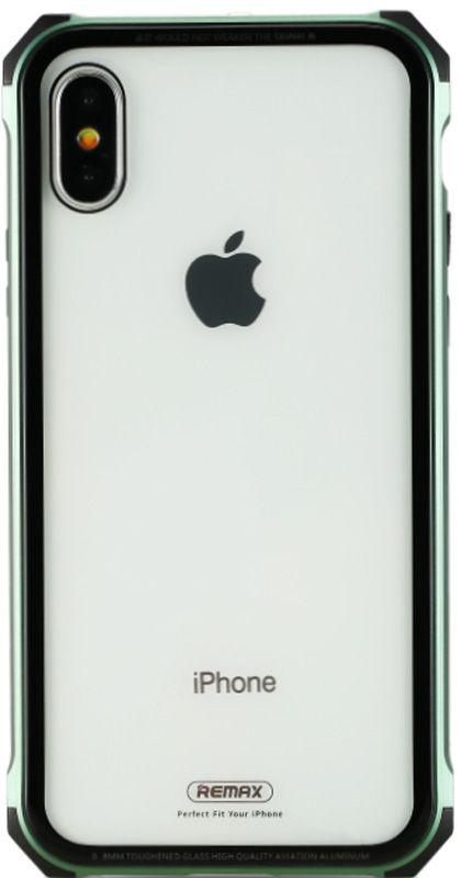 

Чехол-накладка Remax Kooble Series Apple iPhone X Green #I/S, Зеленый