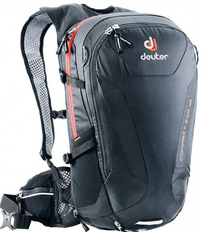 

Рюкзак велосипедный DEUTER Compact EXP, 32003157000, 16 л, черный