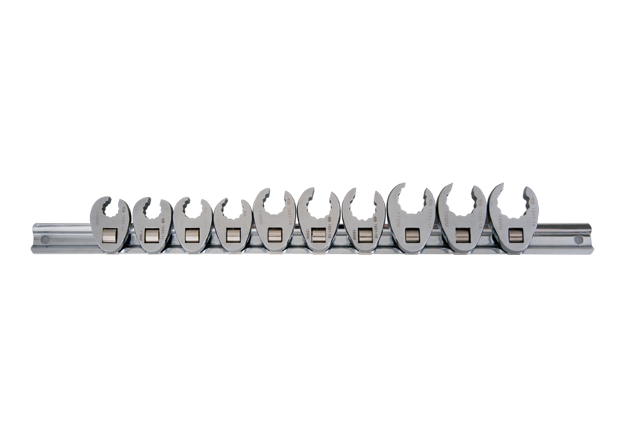 Набор разрезных ключей 3/8' односторонних 10 шт. 10-19 мм KINGTONY