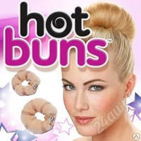 Валики на кнопках для создания объёмной причёски &#34;Hot buns&#34;