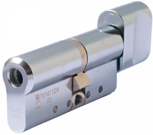 

Abloy Protec2 (Финляндия) 77 мм 46/31T, ключ/тумблер, хром