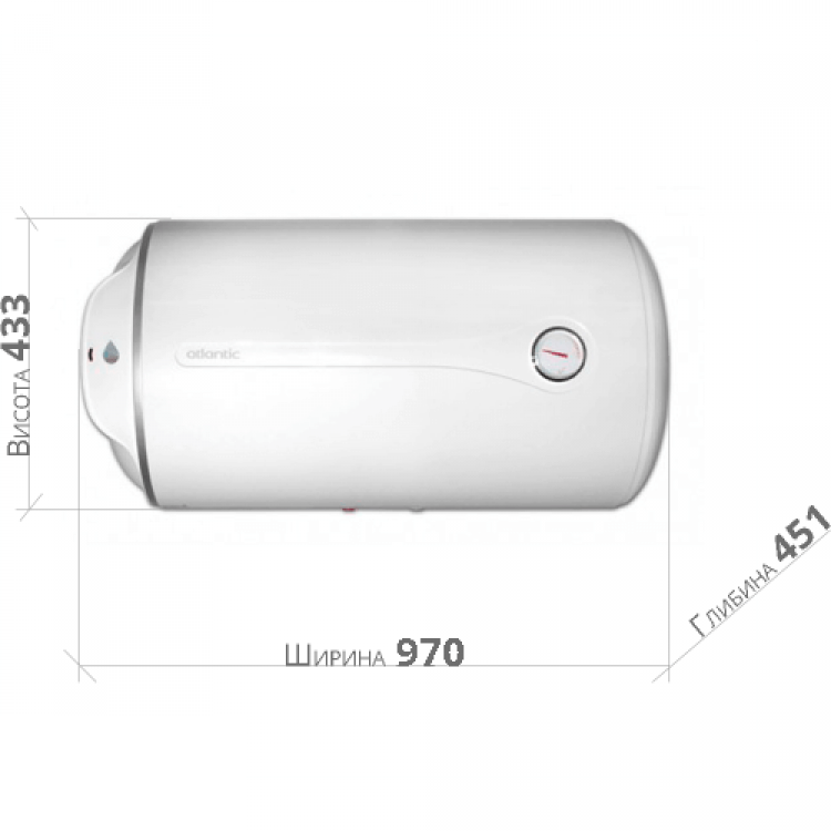 

Водонагрівач Atlantic Horizontal HM 100
