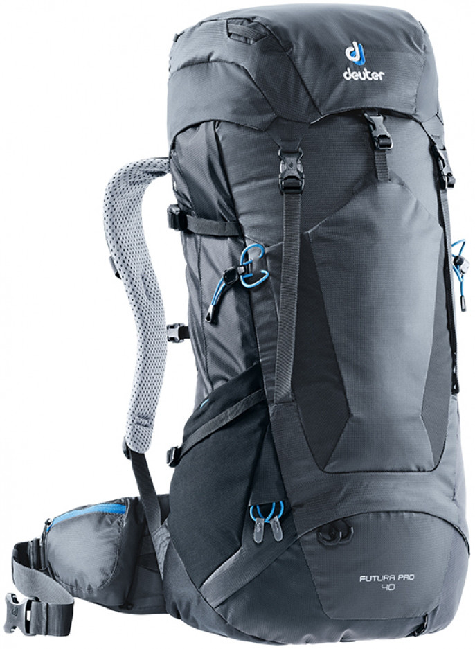 

Рюкзак туристический Deuter Futura PRO 40 3401318 4701, 40л. черный