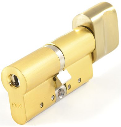 

Abloy Protec2 (Финляндия) 107 мм 56/51T, ключ/тумблер, матовая латунь