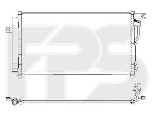 

Радиатор кондиционера Hyundai Accent III (06-10) бенз. (Koyoair)