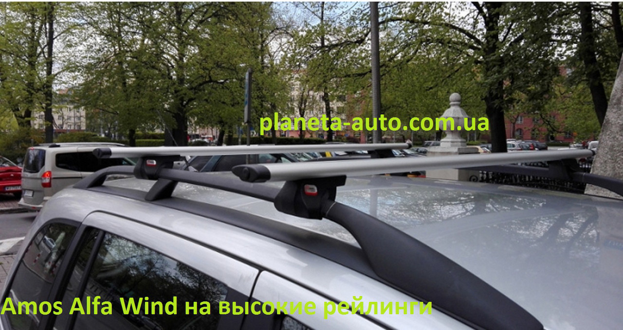 

Поперечины MITSUBISHI Pajero mk III SUV 1999-2006 Alfa Wind (1,3м) на продольные рейлинги/Поперечины МИТСУБИШИ