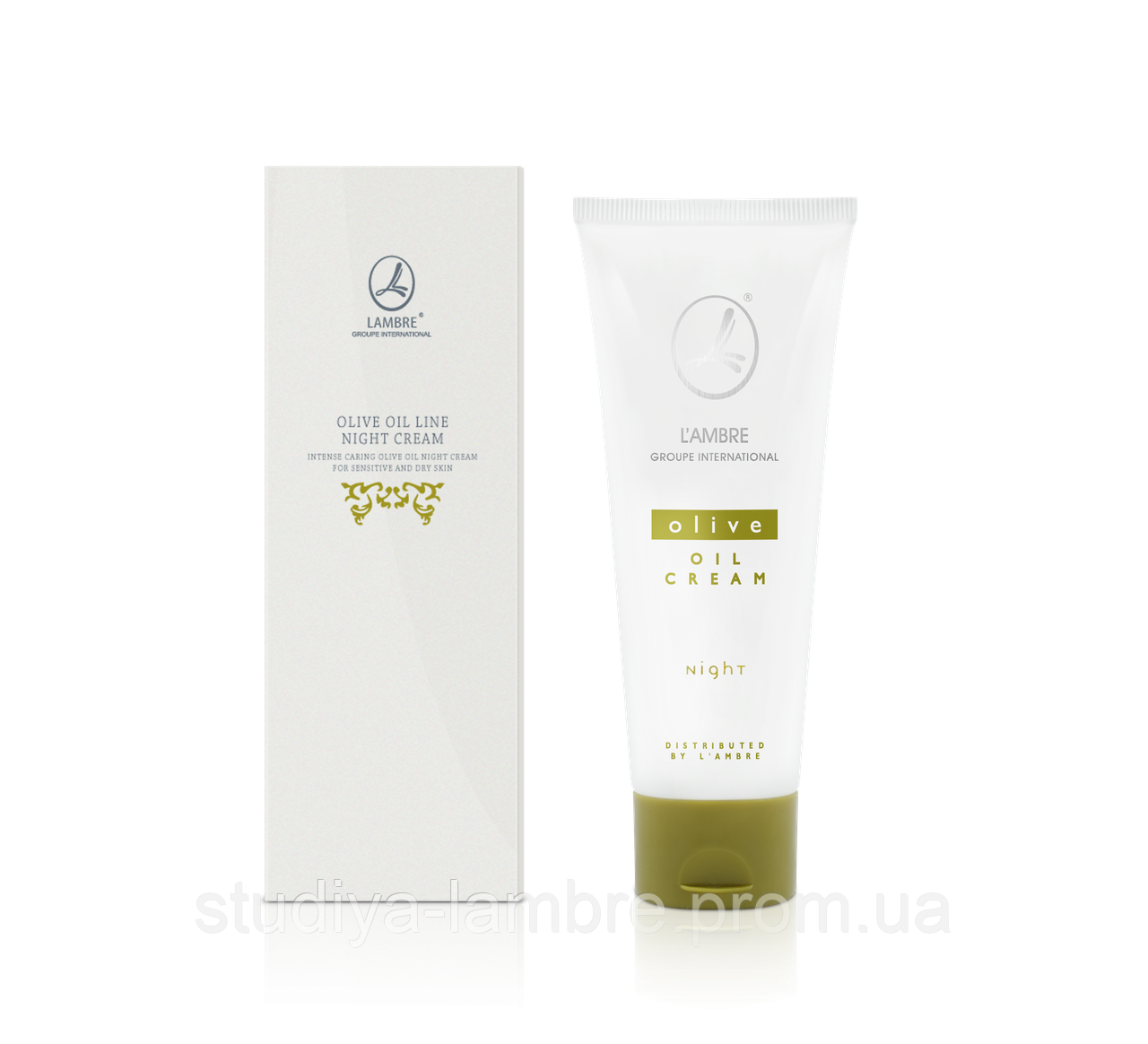 

НОЧНОЙ КРЕМ для лица, для молодой кожи 20+ - Оливковый, успокаивающий - OLIVE OIL NIGHT CREAM, 80 ml