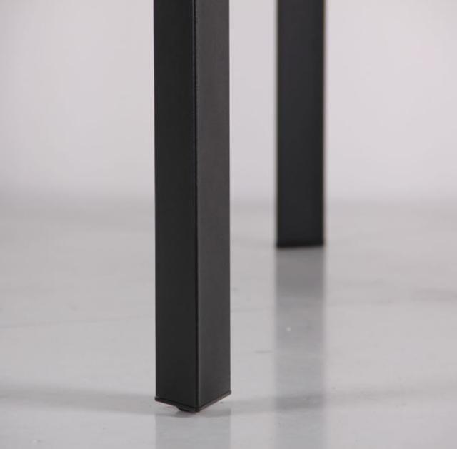 Стол обеденный раскладной Санторини B179-70 черный/стекло антрацит (фото 12)