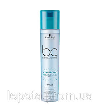 

Увлажняющий мицелярный шампунь BC Hyaluronic Moisture Kick Micellar Shampoo Schwarzkopf , 250 мл.