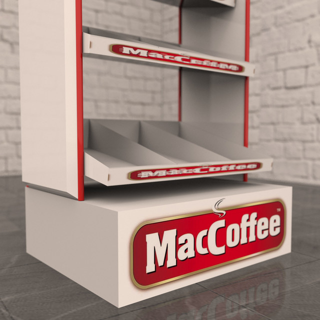 Виробництво рекламних стійок для Maccoffee