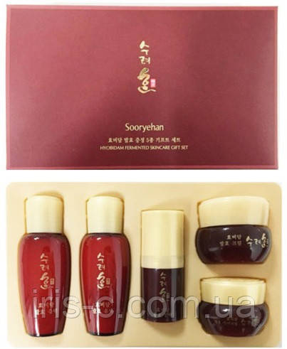 

Набор косметики люкс SOORYEHAN Hyobidam Fermented антивозрастной 20+20+5+10+5мл