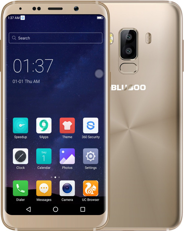 

Смартфон Bluboo S8 (gold) оригинал - гарантия!, Золотистый