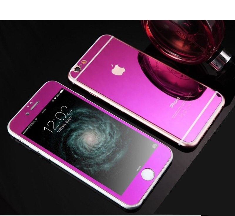 

Стекла противоударные для Iphone 5/5S/5SE зеркальные purple