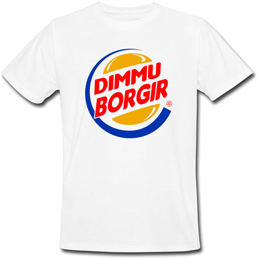 

Футболка Dimmu Borgir - Burger King (белая