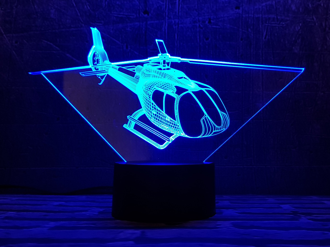 

3D светильник ночник " Вертолет 4 "