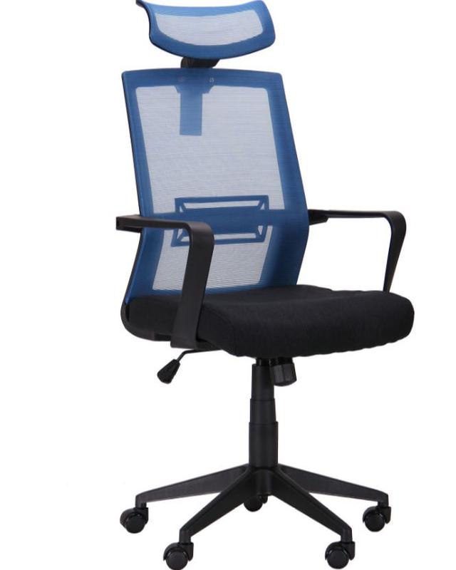 Кресло Neon светло-синий/черный