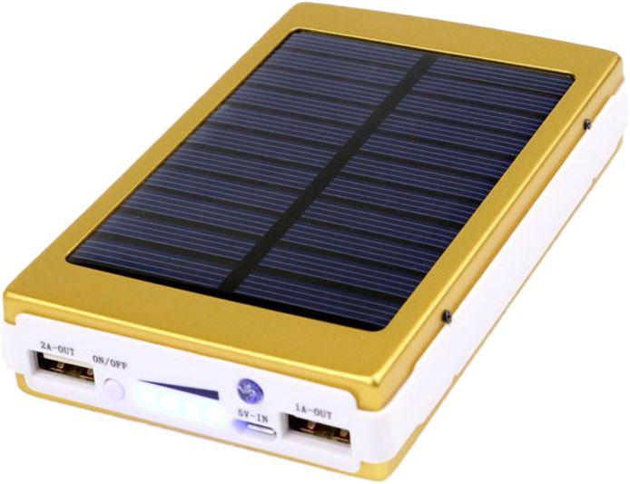 Power Bank 50000 mAh с солнечной батареей и Led панелью goldНет в наличии