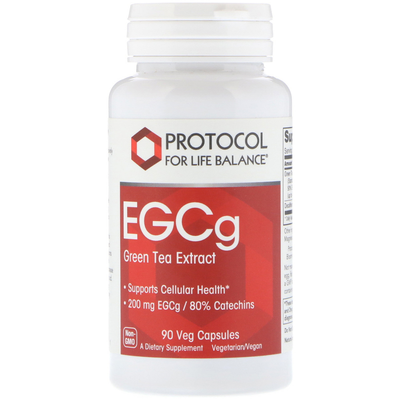 

Protocol for Life Balance, EGCg Green Tea Extract, 90 шт., официальный сайт, PRT-14704