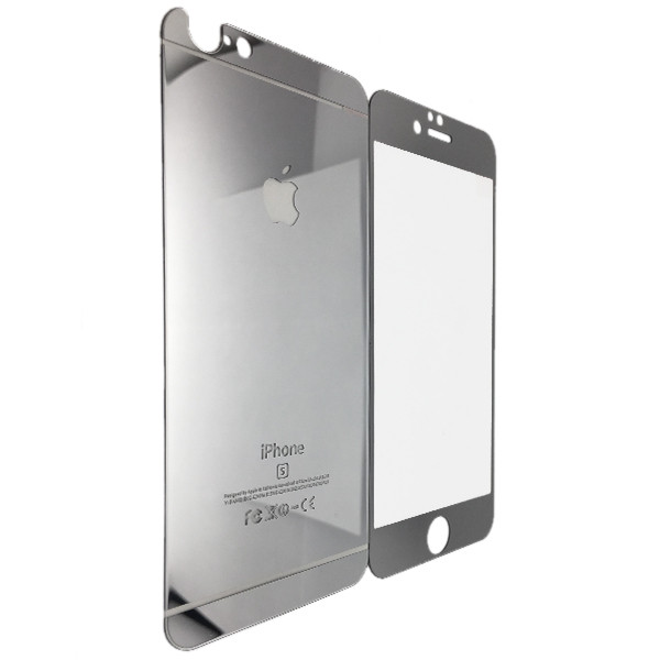 

Защитное стекло for Apple iPhone 6/6S зеркало back/face silver