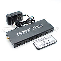 4х2 HDMI Matrix, Переключатель HDMI портов, HDMI матрица 4х2 (ARC,MHL,4Kx2K 3D)