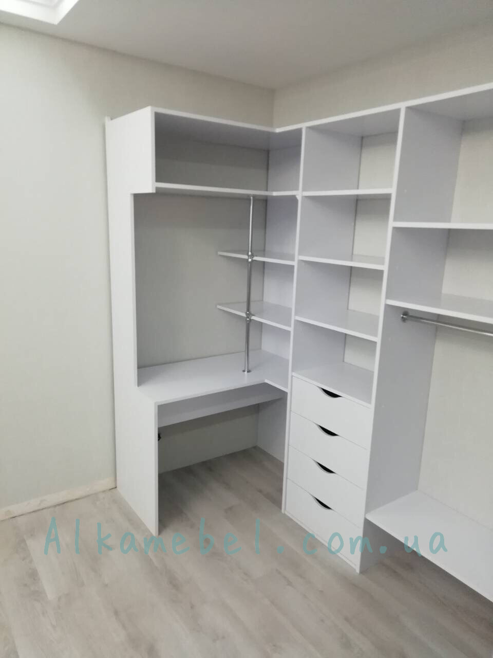 Шкаф купе в гардеробную с дверями купе. комната G-0014 по .