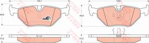 

Тормозные колодки задние BMW Е34 E39 E46 E36 производитель INTELLI Украина