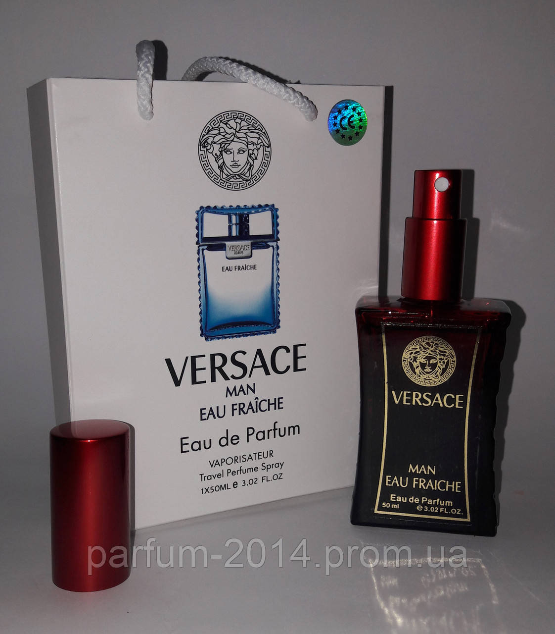 

Мужской парфюм версаче мен фреш Versace Man Eau Fraiche в подарочной упаковке 50 ml (лиц) одеколон духи запах