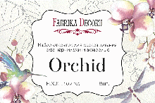 Набор открыток для раскрашивания аква чернилами "Orchid"