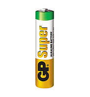 Батарейка щелочная GP 24A-S2 Super Alkaline LR3 AAA минипальчиковая (трей)