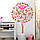 Інтер'єрна вінілова наклейка Дерево з совою (наклейки на стіну в дитячу кімнату) матова 965х1500 мм, фото 7