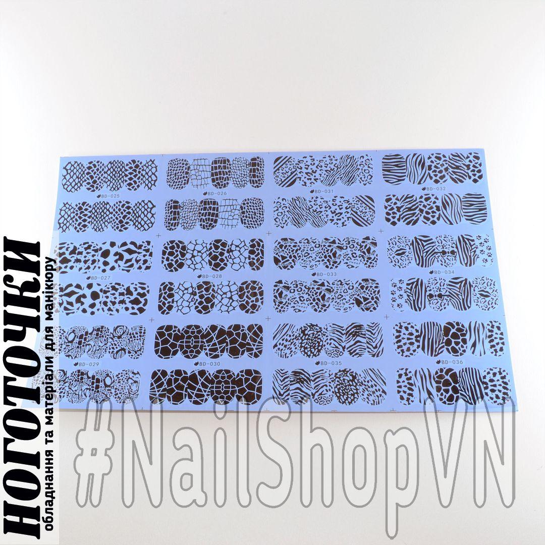 

Наклейки Nail Sticker BD-025-036