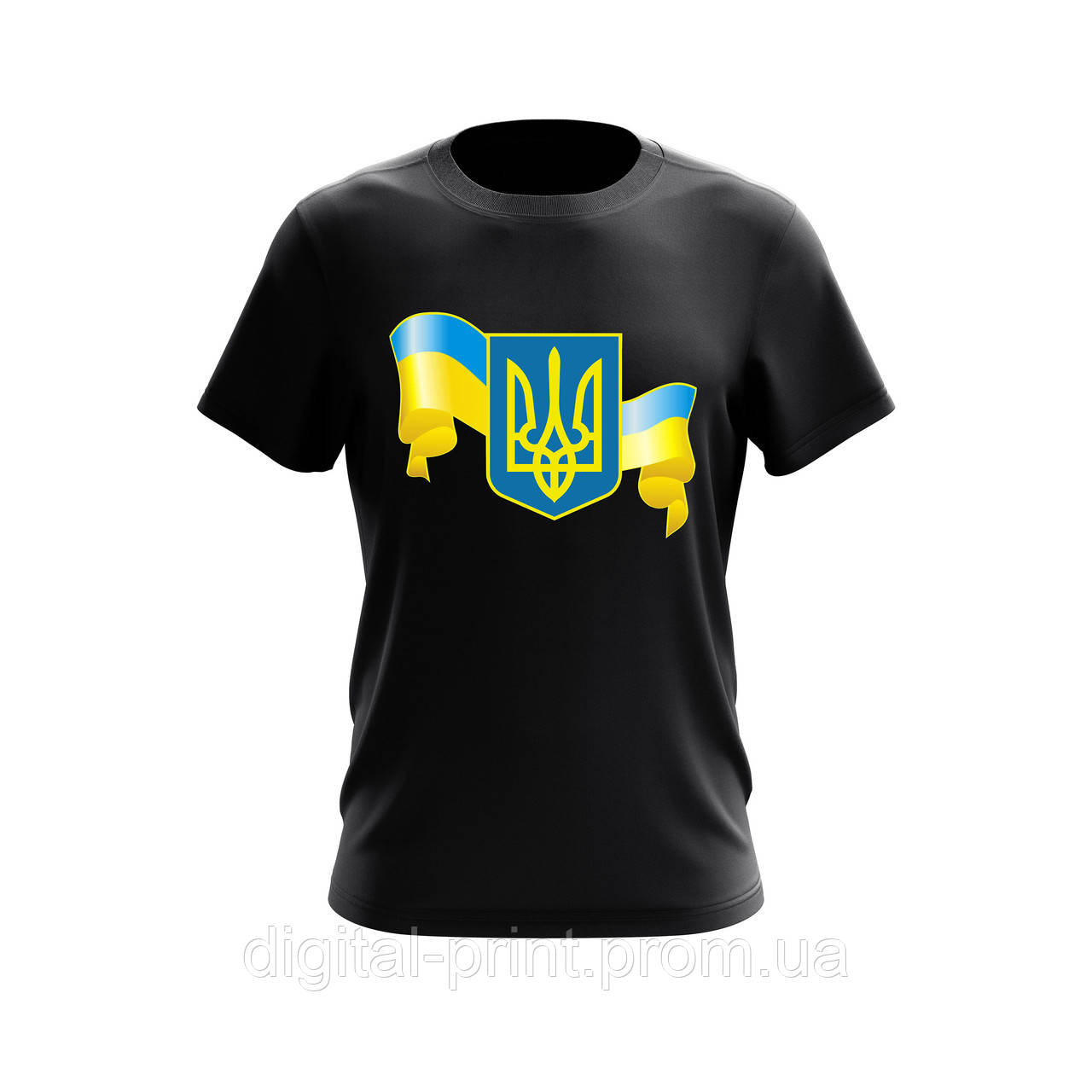 

Футболка мужская с рисунком "Украина" MF-12-07 Черный, XL